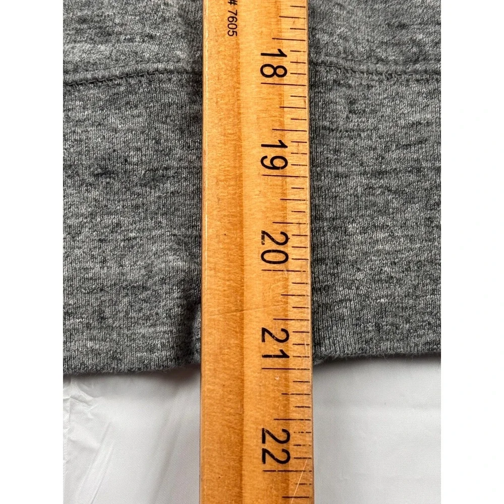 Nike Gym Vintage Full Zip Hoodie‎ Heather Gray Just Do It Womens Small Athletic
